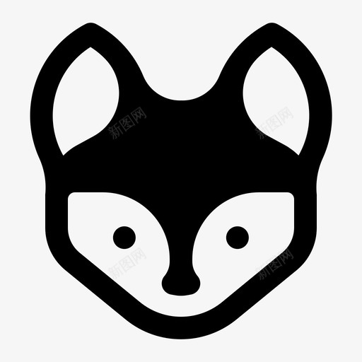 狐狸动物野生动物图标svg_新图网 https://ixintu.com 动物 动物圈 狐狸 野生动物