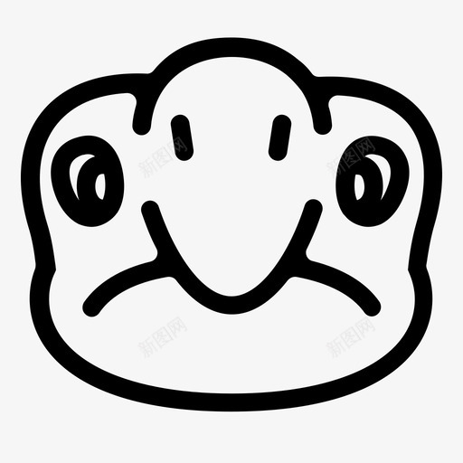 乌龟脸巨龟爬行动物图标svg_新图网 https://ixintu.com 乌龟 乌龟脸 巨龟 爬行动物