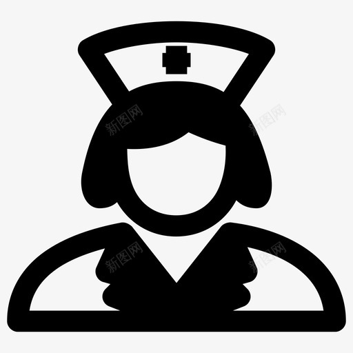 护士化身女护士图标svg_新图网 https://ixintu.com 化身 医疗助理 女护士 护士 护士化身 职业