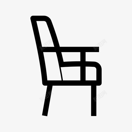 餐椅古董家具图标svg_新图网 https://ixintu.com 古董 大巢2 家具 座椅 拉起 餐椅