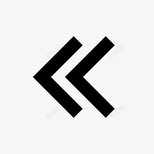 向左箭头向后第一页图标svg_新图网 https://ixintu.com 上一步 向后 向左箭头 导航 第一步 第一页