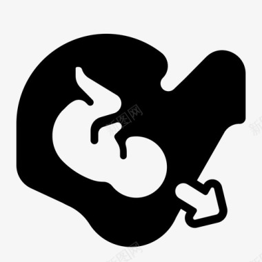 分娩婴儿孩子图标图标