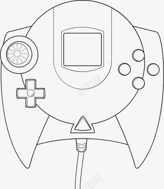 世嘉dreamcast控制器gamepad视频游戏图标图标