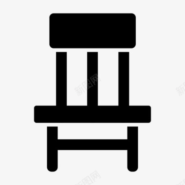 椅子长凳凳子图标图标