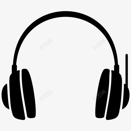 耳机音频输入图标svg_新图网 https://ixintu.com 声音 耳机 输入 音乐 音频