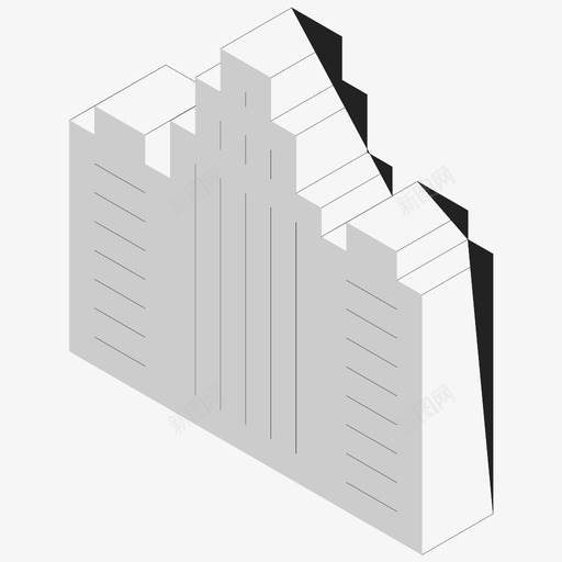 建筑住宅iso图标svg_新图网 https://ixintu.com iso 住宅 建筑 房地产 等轴测