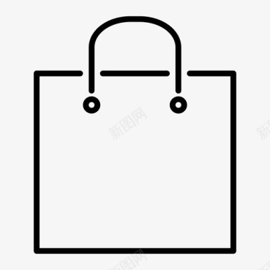 购物袋买纸图标图标