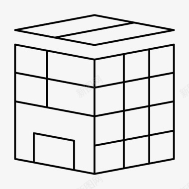 建筑大厦办公楼图标图标