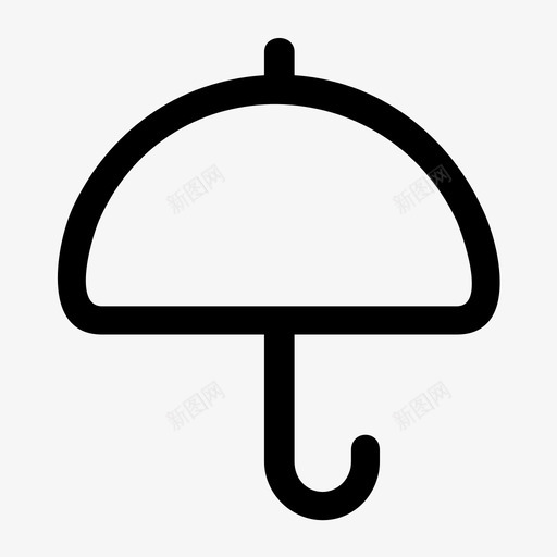 伞预报保护图标svg_新图网 https://ixintu.com 伞 保护 天气 雨 预报