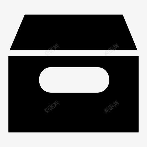箱子纸板箱纸箱图标svg_新图网 https://ixintu.com 封闭的箱子 小盒子 箱子 纸板箱 纸箱