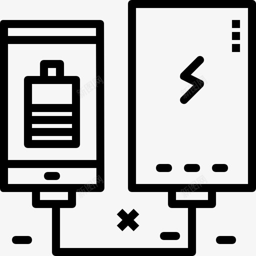 电源组电池充电器图标svg_新图网 https://ixintu.com 便携式充电器 充电器 智能手机 电池 电源组 移动电话