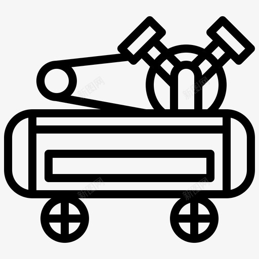 轮胎充气机汽车汽车修理图标svg_新图网 https://ixintu.com 已检查 汽车 汽车修理 汽车维修 轮胎充气机