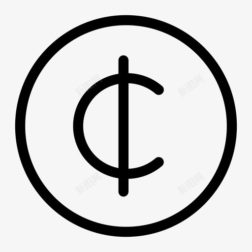 分币硬币货币图标svg_新图网 https://ixintu.com 分币 支付 电子商务媒介 硬币 货币