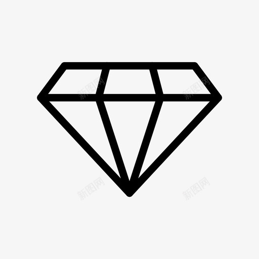 diamonddevelopmentfinance图标svg_新图网 https://ixintu.com businesslineicons第11卷 development diamond finance ruby value