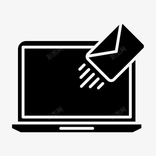 电子邮件营销计算机消息图标svg_新图网 https://ixintu.com 消息 电子邮件营销 营销字形 计算机
