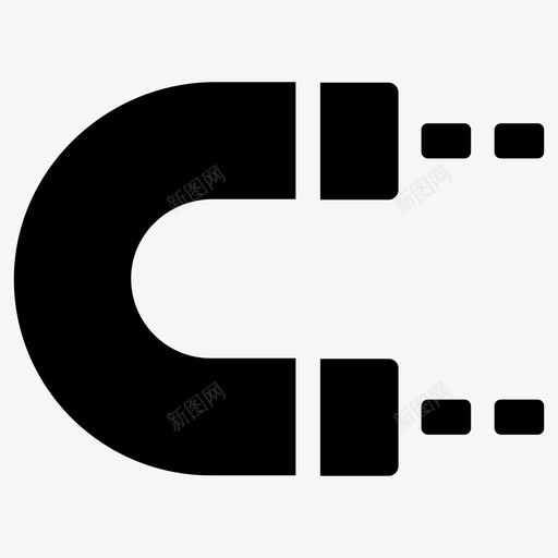 磁铁吸引磁性图标svg_新图网 https://ixintu.com 吸引 磁化 磁性 磁铁 科学