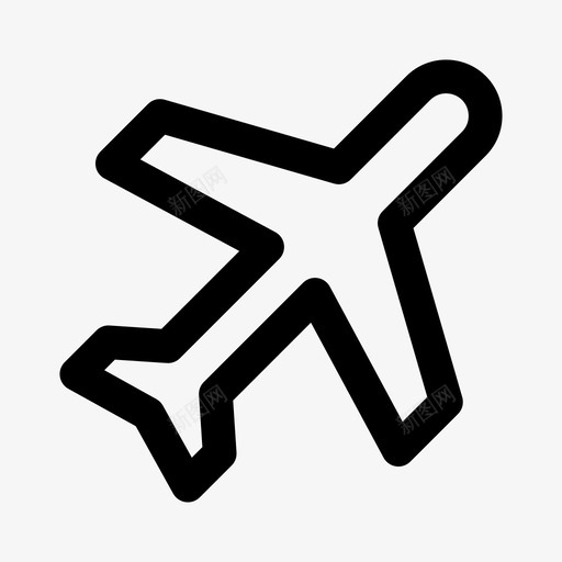 飞机客机超级流行图标svg_新图网 https://ixintu.com 客机 超级流行 飞机