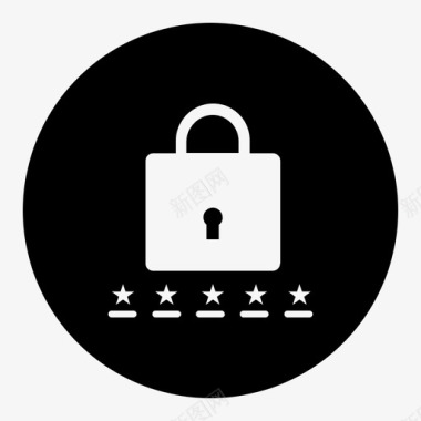 密码保护输入密码锁定图标图标