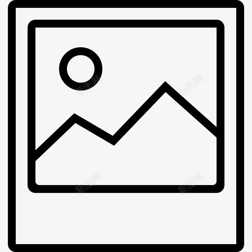 相框图库图标svg_新图网 https://ixintu.com 图像 图库 图片 宝丽来 照片 相框