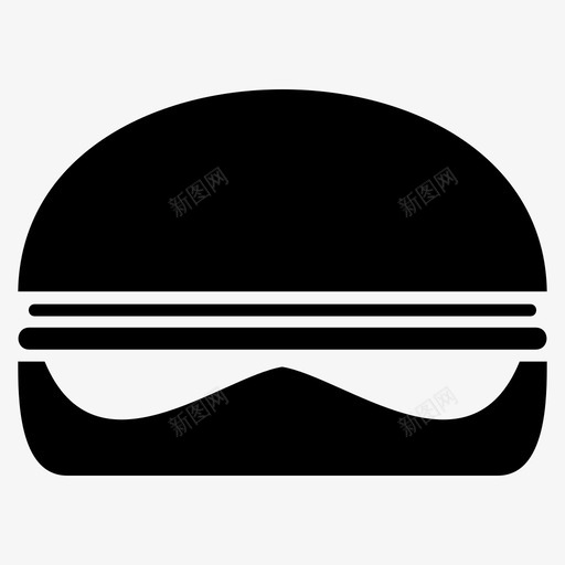汉堡汉堡吃快餐图标svg_新图网 https://ixintu.com 快餐 晚餐 汉堡 汉堡包 汉堡吃