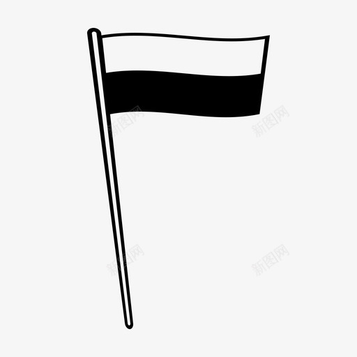 旗帜文明文化图标svg_新图网 https://ixintu.com 战士 文化 文明 旗帜 象征