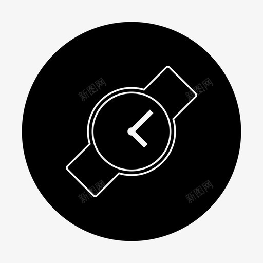 手表配件活动图标svg_新图网 https://ixintu.com 手表 时尚圈 时间 活动 配件