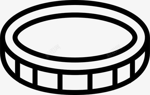 硬币商业金融图标svg_新图网 https://ixintu.com 办公室 商业 市场营销 硬币 美女商业概要 货币 金融
