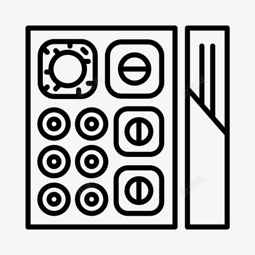 寿司亚洲食品图标svg_新图网 https://ixintu.com 亚洲 寿司 寿司盒 日本 食品
