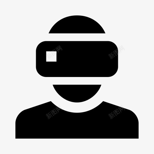 vr护目镜设备小工具图标svg_新图网 https://ixintu.com vr护目镜 实心 小工具 智能 设备 设备3
