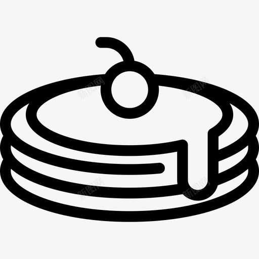 甜饼食物糖果店图标svg_新图网 https://ixintu.com 甜饼 糖果店 食物