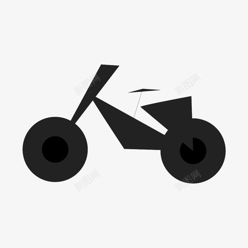 自行车汽车交通工具图标svg_新图网 https://ixintu.com 交通工具 汽车 自行车 车辆