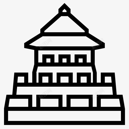 pommahakan要塞建筑曼谷图标svg_新图网 https://ixintu.com pommahakan要塞 建筑 曼谷 曼谷符号和地标 泰国