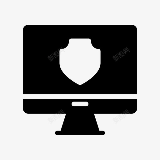 屏蔽计算机开发图标svg_新图网 https://ixintu.com 保护 商业字形第11卷 屏幕 屏蔽 开发 监控 计算机