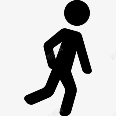 跑人人行动图标图标