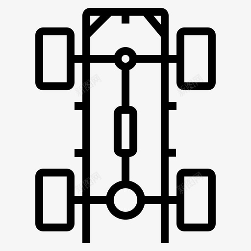 底盘汽车零件图标svg_新图网 https://ixintu.com 底盘 汽车 汽车修理 零件