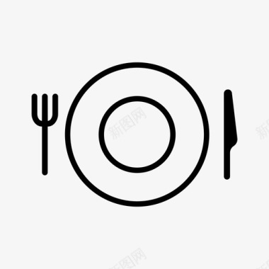 食物晚餐聚会图标图标