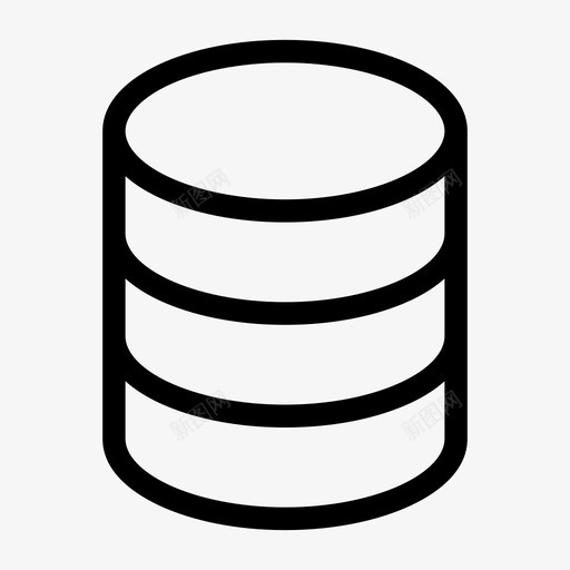数据库用户界面图标svg_新图网 https://ixintu.com 数据库 用户界面