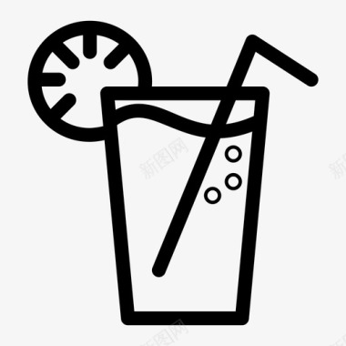 饮用玻璃杯饮料厨房图标图标
