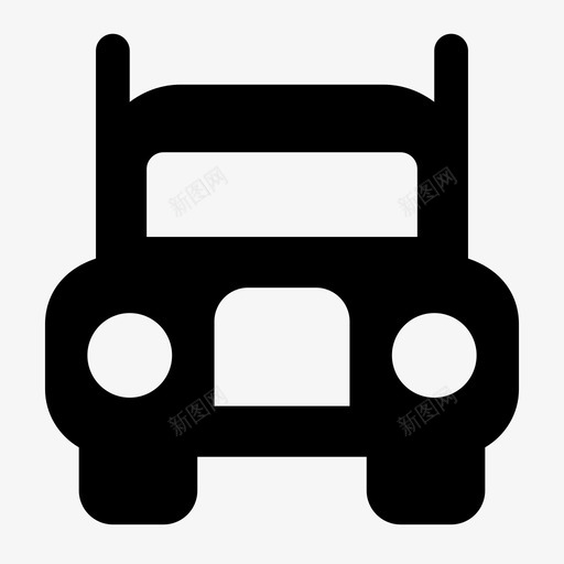 卡车交付重型图标svg_新图网 https://ixintu.com jumpicon运输标志符号 交付 卡车 装运 车辆 运输 重型