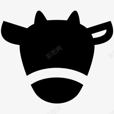 牛动物食草动物图标图标