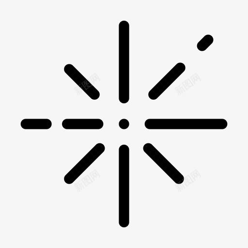 烟花新的聚会图标svg_新图网 https://ixintu.com 年 新的 烟花 聚会