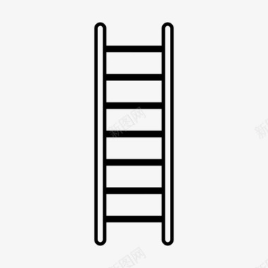 梯子施工水平仪图标图标