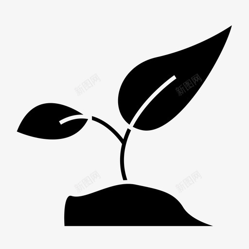 生态学植物图标svg_新图网 https://ixintu.com 植物 生态学