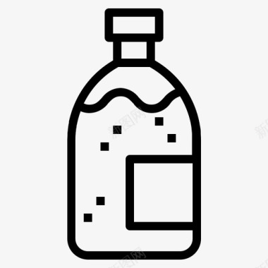 汽水瓶饮料食物图标图标