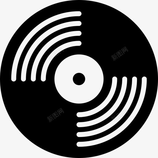 唱片光盘设备图标svg_新图网 https://ixintu.com 光盘 唱片 存储设备 设备 设备稳定响应 音乐
