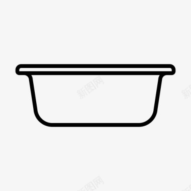 面盆浴缸碗图标图标
