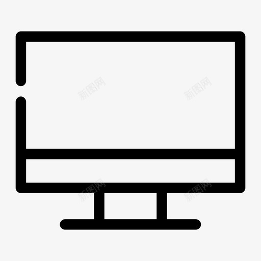 屏幕计算机液晶显示器图标svg_新图网 https://ixintu.com 屏幕 显示器 液晶显示器 电视 硬件间隙介质 计算机