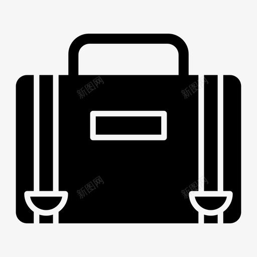 行李旅行带轮行李图标svg_新图网 https://ixintu.com 带轮行李 旅行 行李