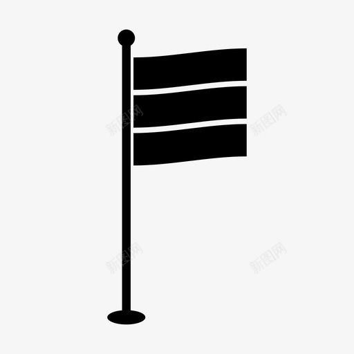 旗帜自由奥林匹克图标svg_新图网 https://ixintu.com 和平 奥林匹克 旗帜 旗帜铭文 自由