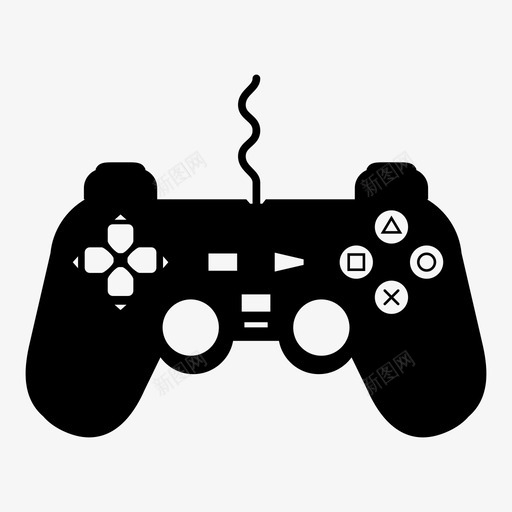 playstation控制器游戏图标svg_新图网 https://ixintu.com playstation 控制器 游戏 游戏杆 游戏板 视频游戏